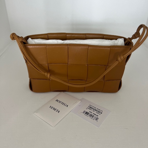 BOTTEGA VENETA Cassette Pouch Bag on Strap - Camel - NWT NEW - Picture 7 of 13